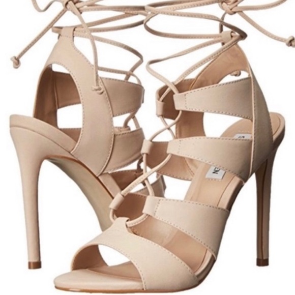 Steve Madden lace up nude heel - Picture 2 of 9